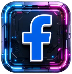 Facebook cyber icon