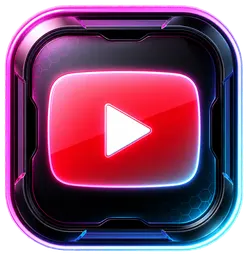 YouTube cyber icon